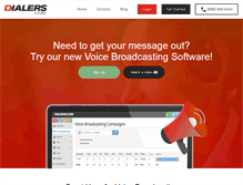 Tablet Screenshot of dialers.com